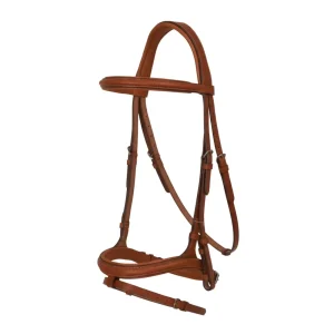 Testiera In Cuoio Mascheroni Marrone Chiaro