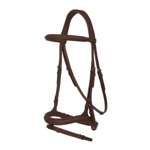 Testiera In Cuoio Mascheroni Marrone Scuro