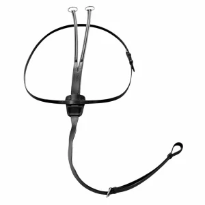 HORSENA MARTINGALA MOD."RUNNING" CON INNOVATIVO SISTEMA DI REGOLAZIONE ELASTICA BLACK