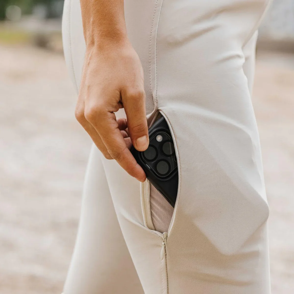 Pantaloni Jessie Equitheme Beige - immagine 8