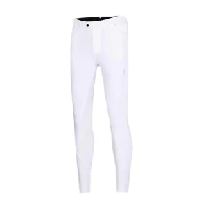SAMSHIELD Marceaumattwhite Bianco pantaloni da equitazione