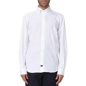 Camicia New Button Uomo Bianco