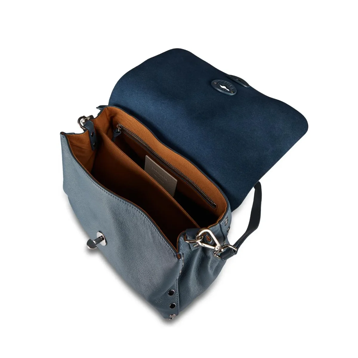 Borsa Postina M Piuma Knot Nero Donna Blue Atmosfera - immagine 5