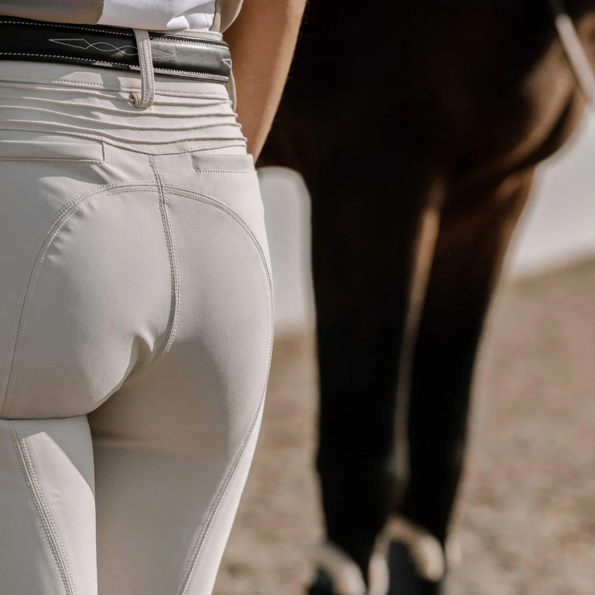 Pantaloni Jessie Equitheme Beige - immagine 5