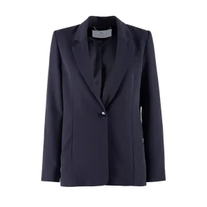 Blazer Boemia Donna Blu Navy