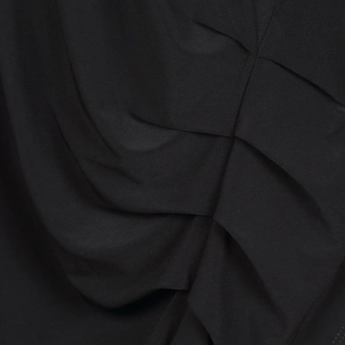 Blusa Con Drappeggio Laterale E Scollo V - immagine 4