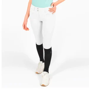 SAMSHIELD Chloewhite Bianco pantaloni da equitazione