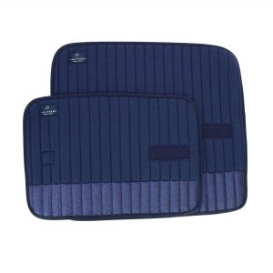 Set 2 Sottofasce Con Glitter 30x45cm Equitheme Blu