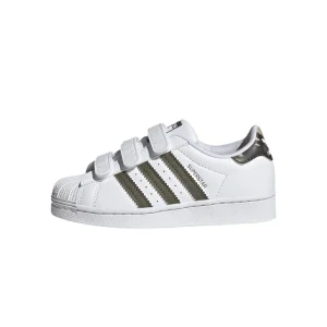 Sneakers Superstar Kids Bianco Camo