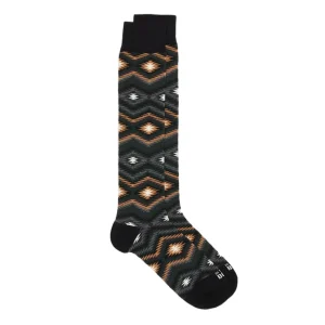 Calze Lunghe Ikat Unisex Nero