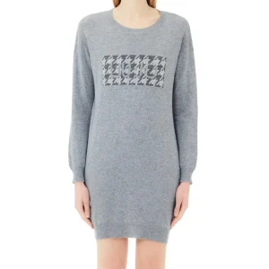 Abito Logo Donna Grigio