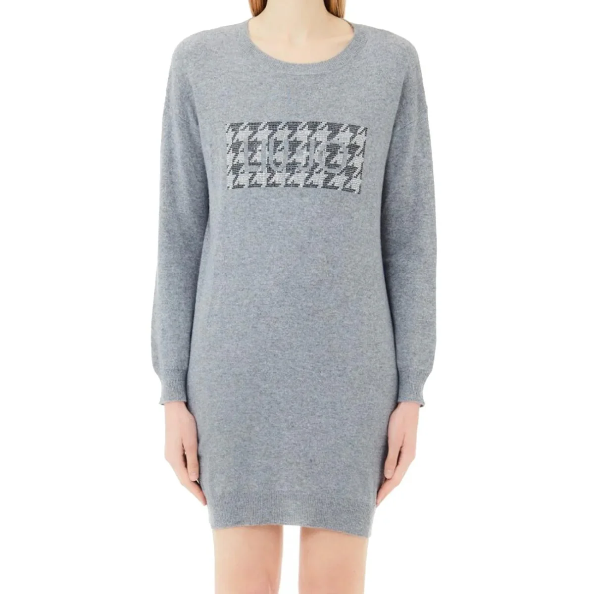 Abito Logo Donna Grigio