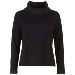 Maglia Collo Ciambella Con Inserto In Tessuto