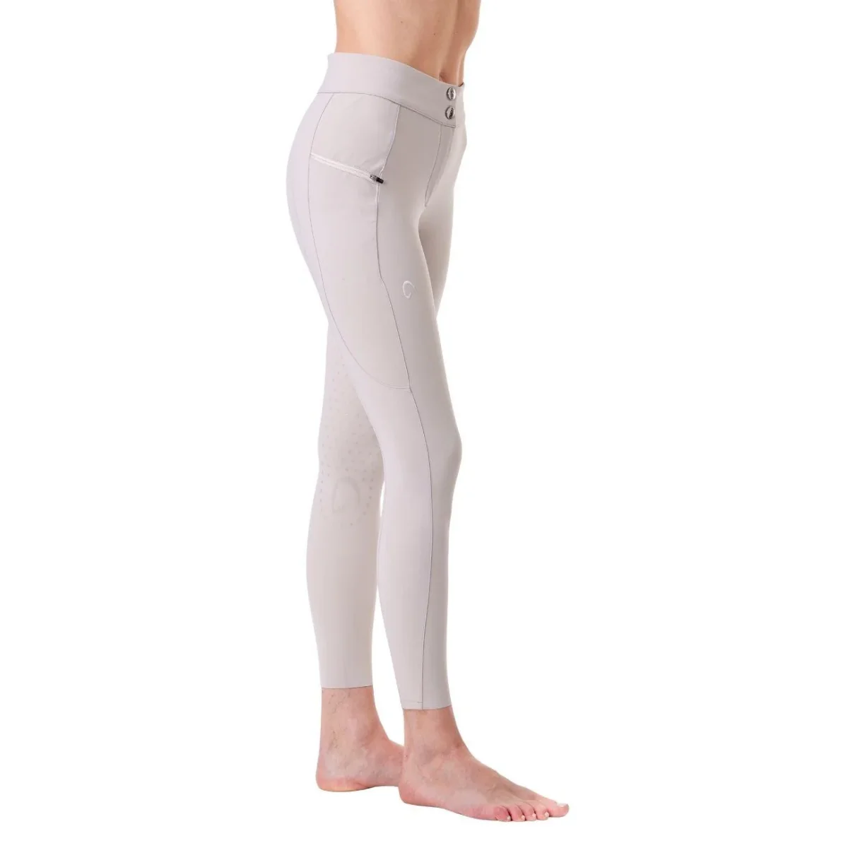 Pantalone Da Donna Half Grip Venezia Mascheroni Beige - immagine 5