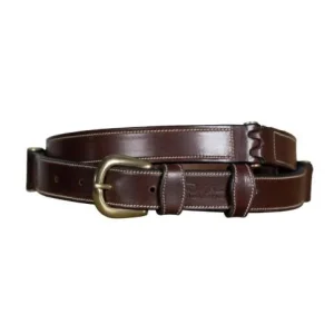 DY'ON FLAT LEATHER BELT DY'ON Marrone BORSE E CINTURE