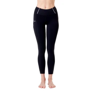 Leggings Da Donna Full Grip Arezzo Mascheroni Nero/Argento