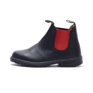 El Side Boot Bambino Black Red
