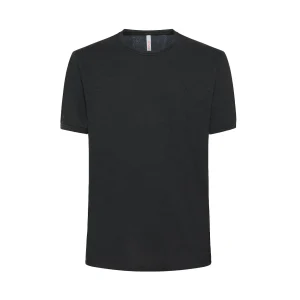 T-Shirt Round Bottom Uomo Nero
