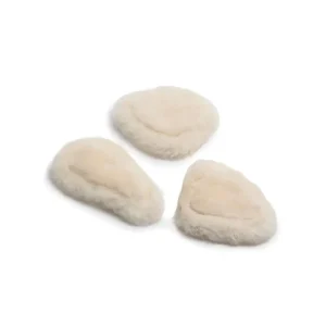 SHIRES EQUESTRIAN PROTEZIONE IN AGNELLINO PER PETTORALE Naturale ACCESSORI PER IL CAVALLO