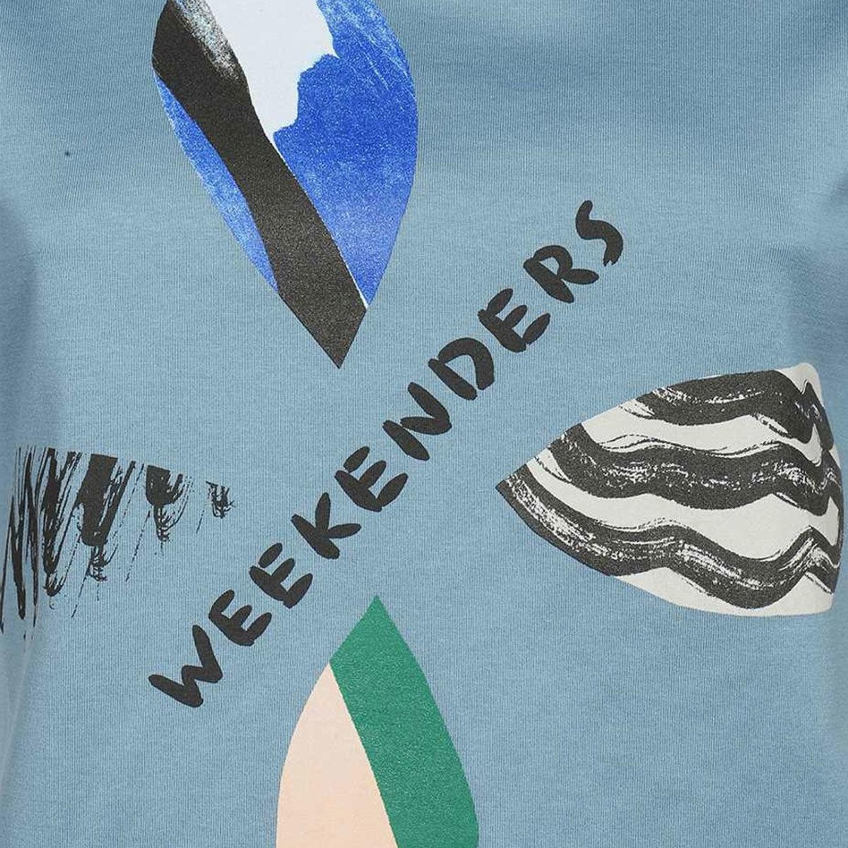 T-Shirt Polka Donna Azzurro - immagine 4