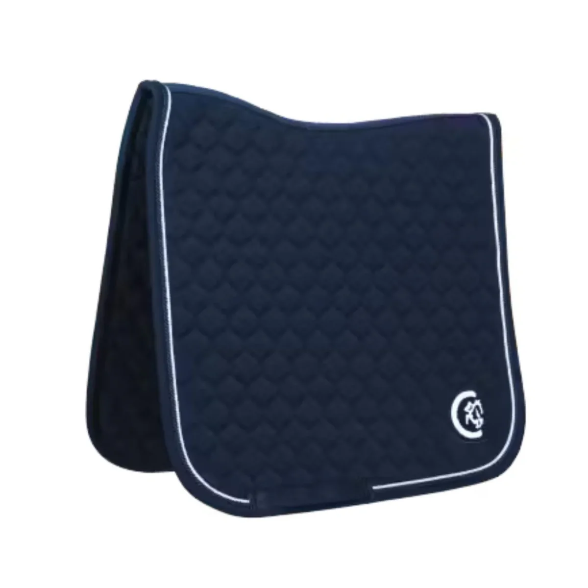 KENTUCKY SADDLE PAD ONIN QUILT 3D LOGO DRESSAGE KENTUCKY Blu sottosella tecnico