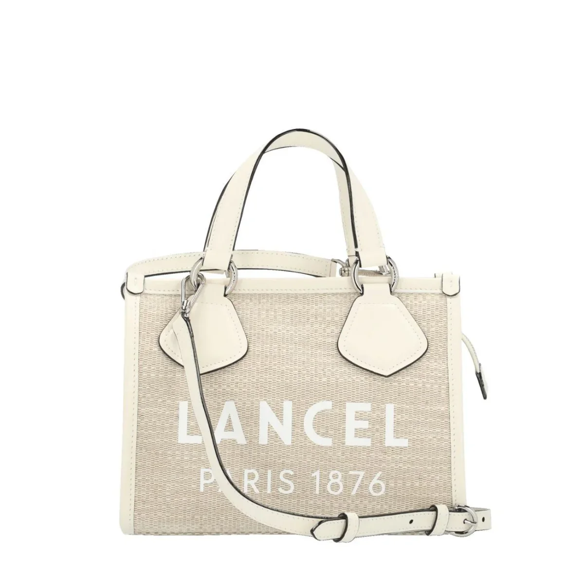 Borsa Cabas Donna Natur Blanc - immagine 5