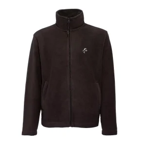 EQUINE HORSE Micropile uomo full zip Marrone abbigliamento tecnico da scuderia (09EH-K911)