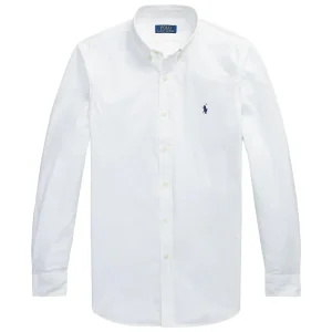 Camicia In Popeline Elasticizzato Slim Fit