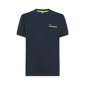 T-Shirt Profili Sottili Uomo Navy Blue