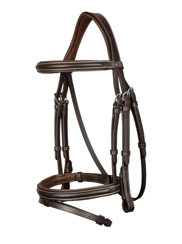 DY'ON BRIGLIA FLASH NOSEBAND WORKING DYON Marrone BRIGLIE