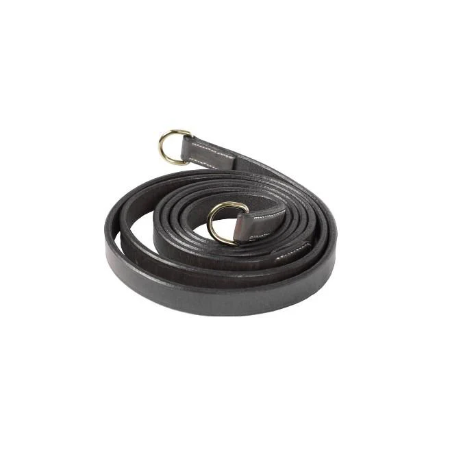 CWD REDINI IN CUOIO PER GOGUE CWD Nero ausilio di lavoro per abbassare e distendere l'incollatura 09CWER04C