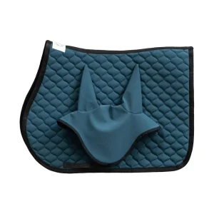 Sottosella Da Salto Mascheroni Con Cuffietta E Motivo A Rombi Petrolio