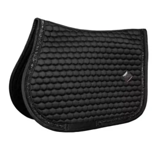 KENTUCKY SADDLE PAD GLITTER BAND JUMPING KENTUCKY Nero sottosella tecnico