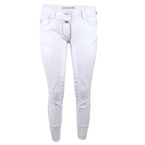 ANIMO Nai Animo 02 Bianco Pantaloni Da Equitazione