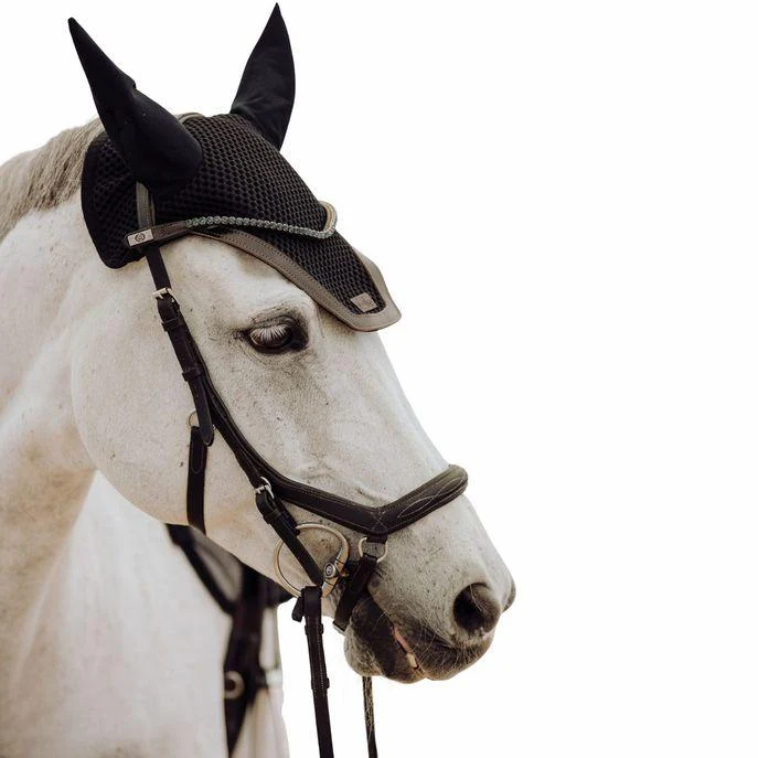 Cuffietta Antimosche Enibo Official Nero/Pelle Marrone - immagine 3