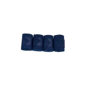 Set Di 4 Fasce Da Lavoro In Pile Ed Elastico Tattini Blu