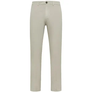 Pantalone Chino Slim Fit In Modal E Lana