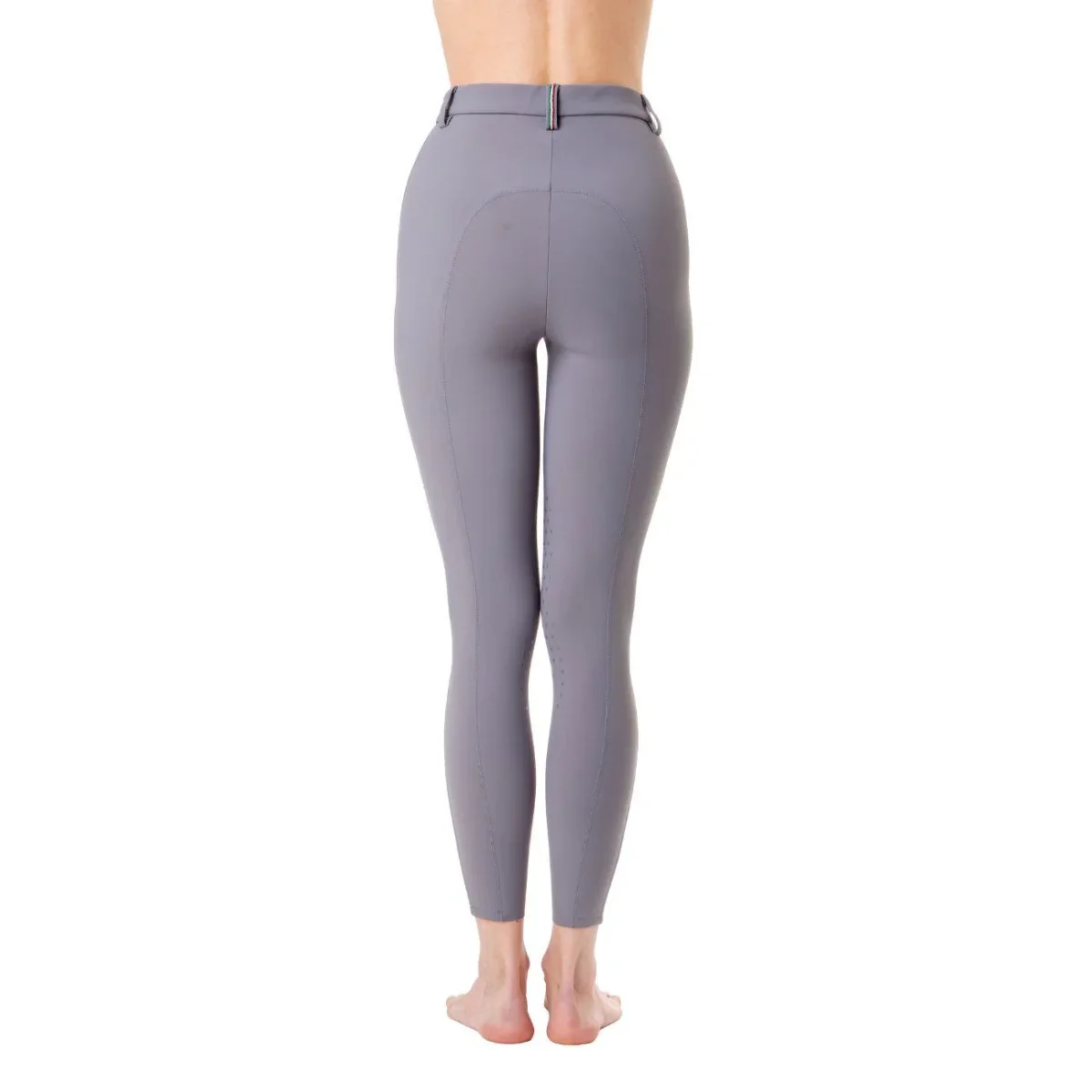 Pantalone Da Equitazione Da Donna Half Grip Parigi Mascheroni Grigio - immagine 9
