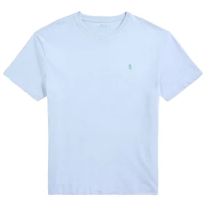 T-Shirt Girocollo Slim Fit Jersey Uomo Cornflower Blue