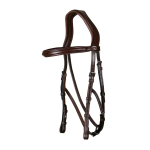 DY'ON TESTIERA PER HACKAMORE TEDESCO NEW ENGLISH COLLECTION Marrone TESTIERE