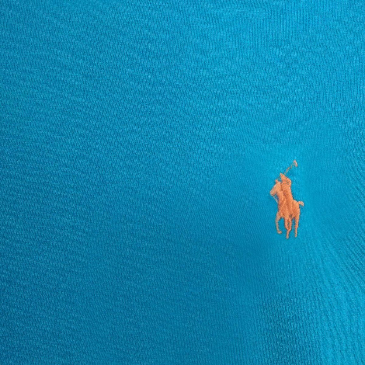 T-Shirt Girocollo In Cotone Con Logo Uomo Blue - immagine 4