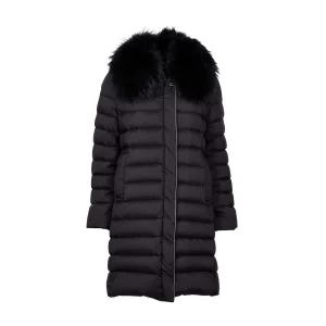 Cappotto Piumino Cintia S3 Con Pelo Donna Nero