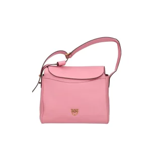 Borsa Leaf Hobo Classic Donna Rosa Marino Antique Gold