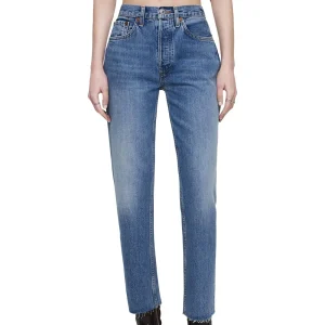 70S Stove Pipe Jeans Donna Medium Vain