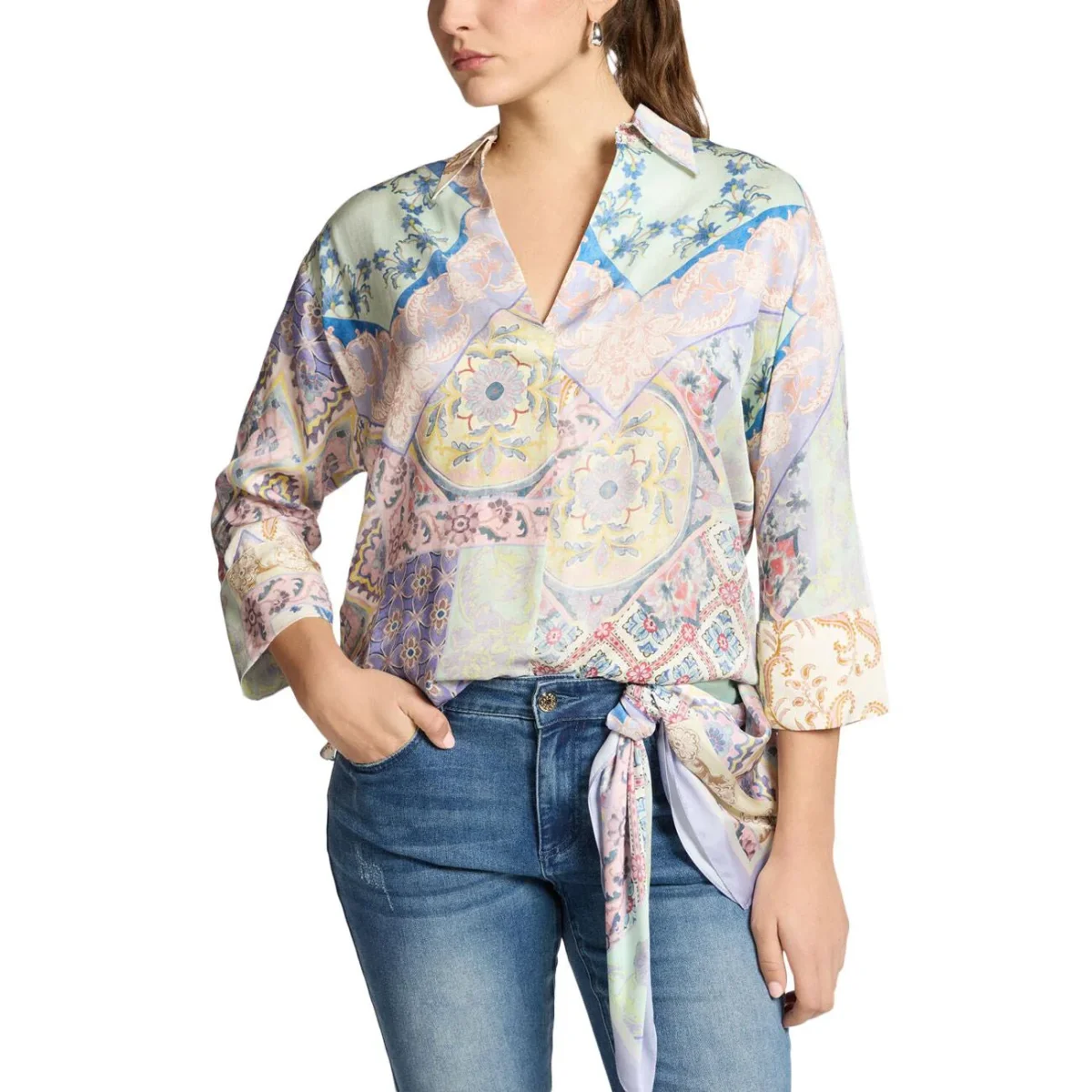 Camicia In Viscosa Stampata - immagine 3