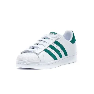 Sneaker Superstar Donna White Green