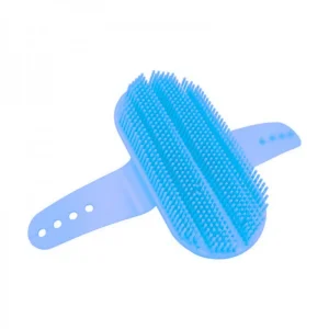 EQUINE HORSE Curry comb for kids Azzurro attrezzatura da scuderia (4599)