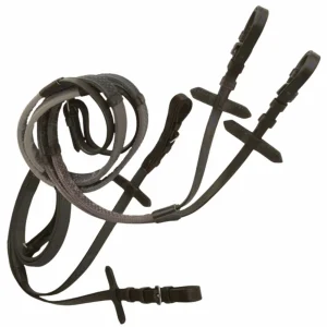 Redini In Cuoio Ricoperte In Gomma Tattini Marrone