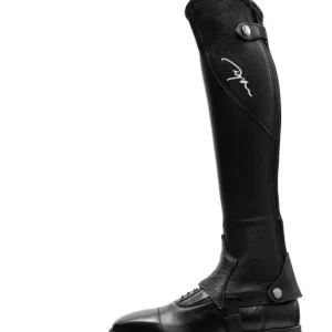 DY'ON ORIGINAL HALF CHAPS D'YON Nero GHETTE