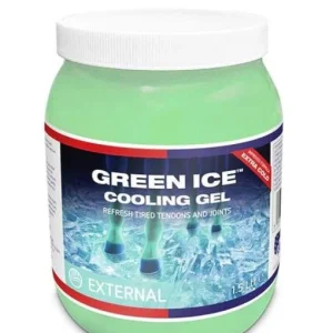 Equine America Green Ice Cooling Gel 1.5 L Neutro 1.5 L gel rinfrescante per tendini e articolazioni dopo il lavoro